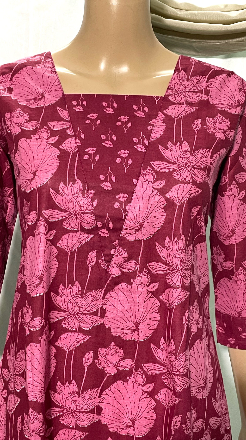 KCA005 Floral A-Line Anarkali Kurti