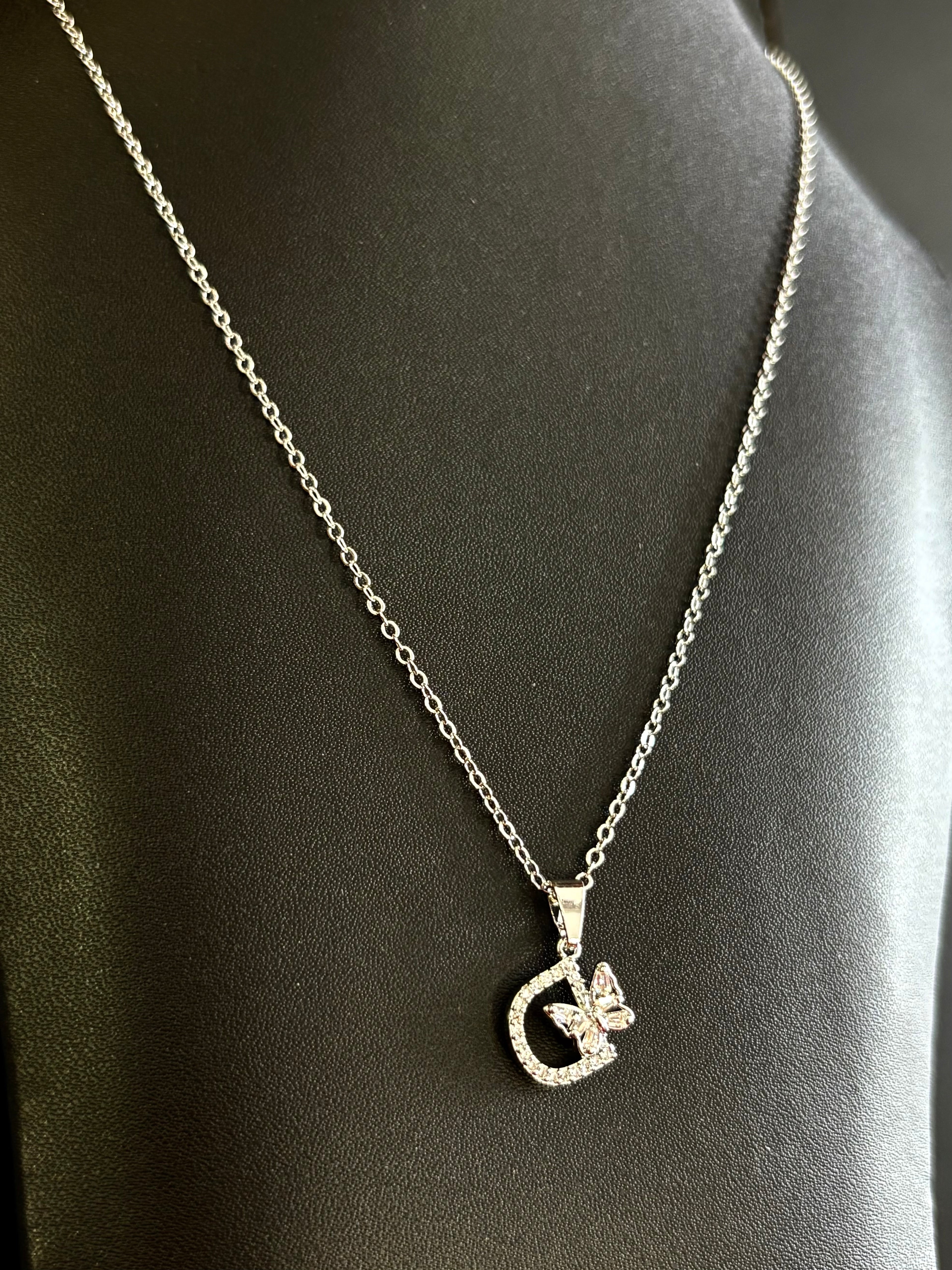 AC006 Silver finish Neck Chain
