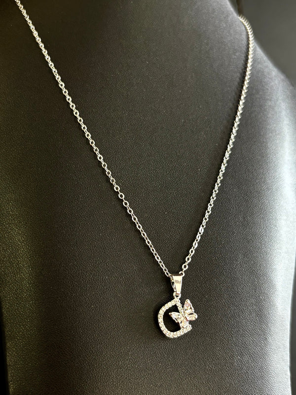 AC006 Silver finish Neck Chain