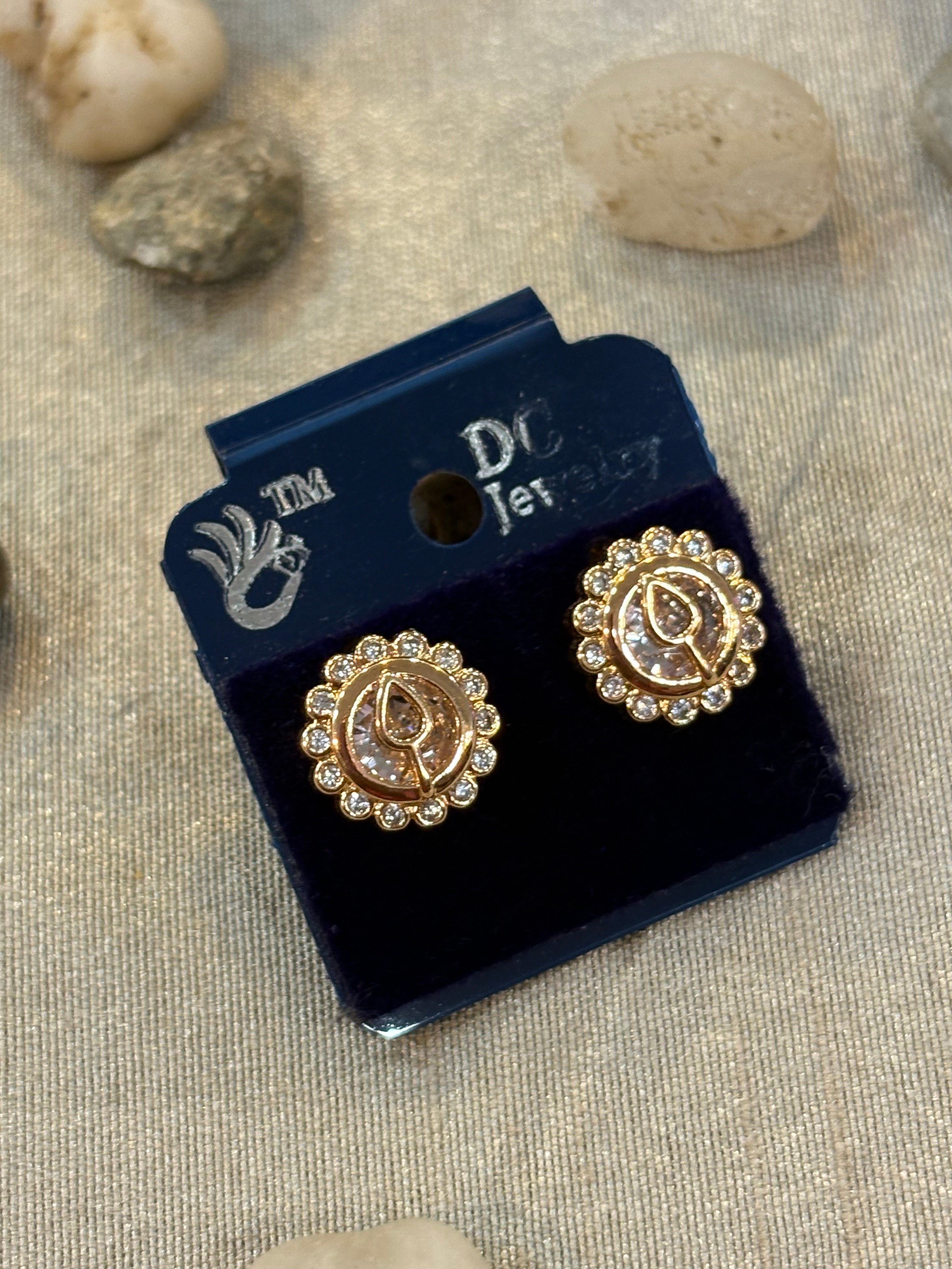 AE006 Rose Gold Earrings