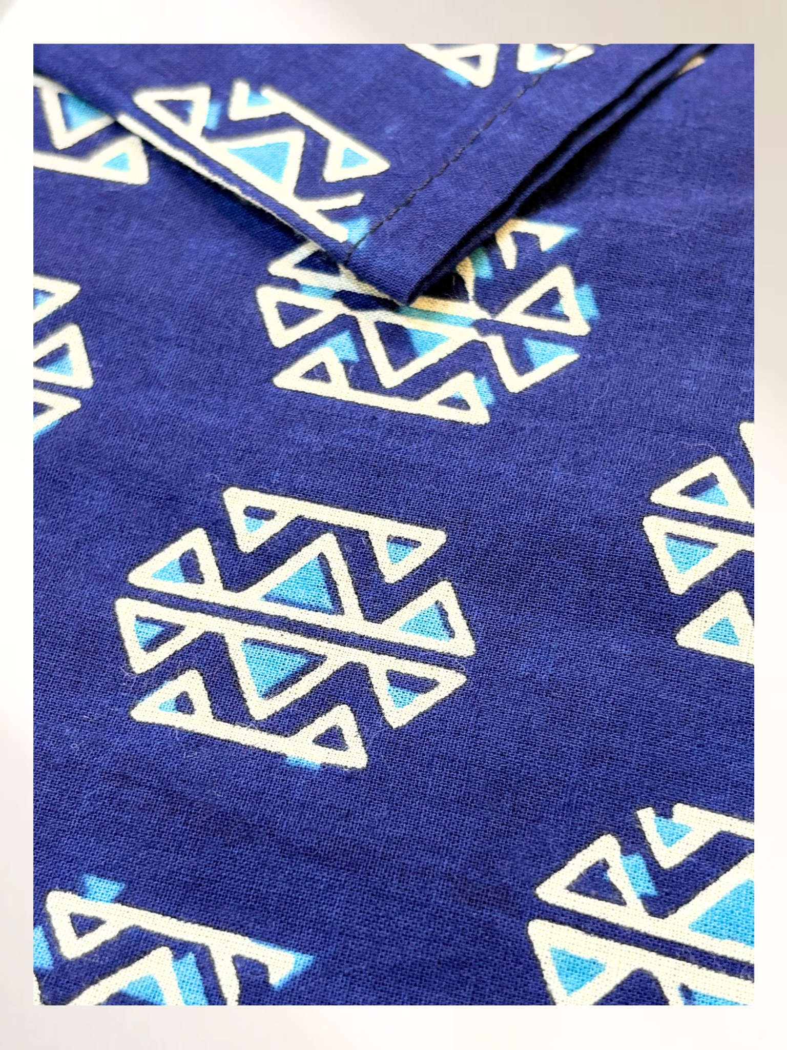 KCA013  Pure Cotton ink blue Aline  Kurti
