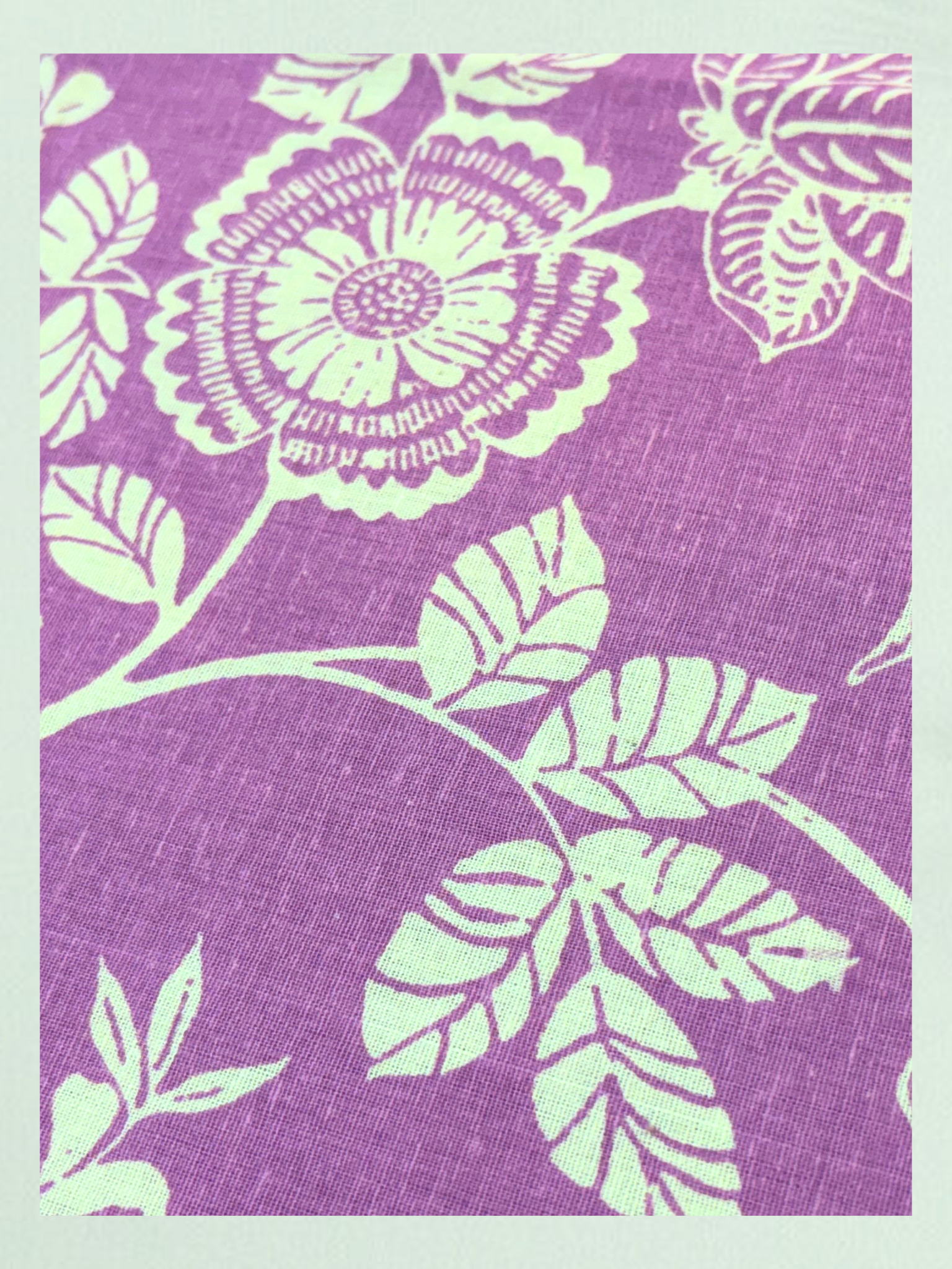 KS008 Pure cotton Lavender Kurti Set (2pc)