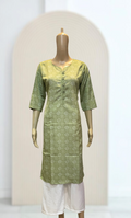 KC0024 Pista Green Digital Printed Kurti