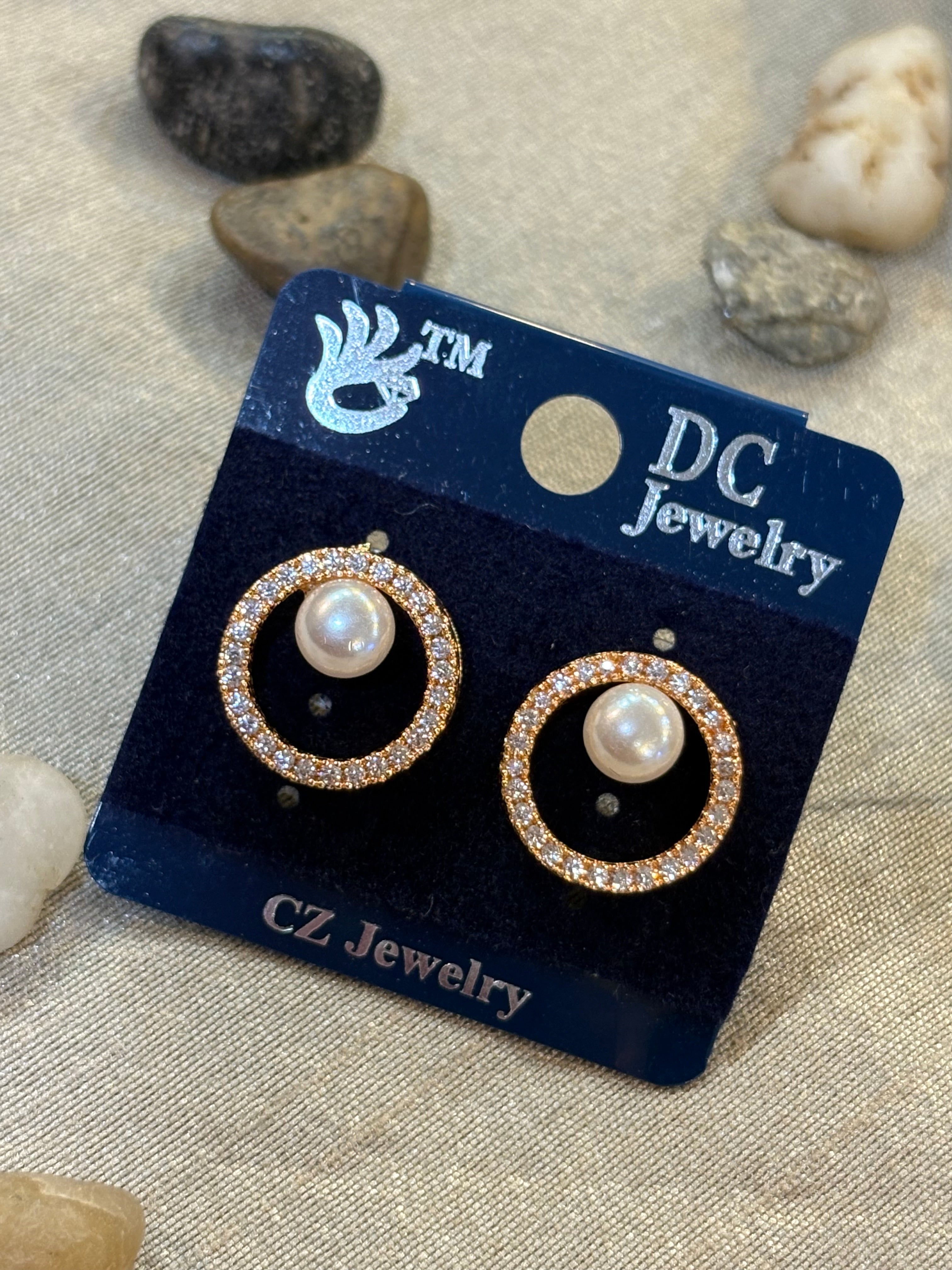 AE005 Rose Gold Earrings