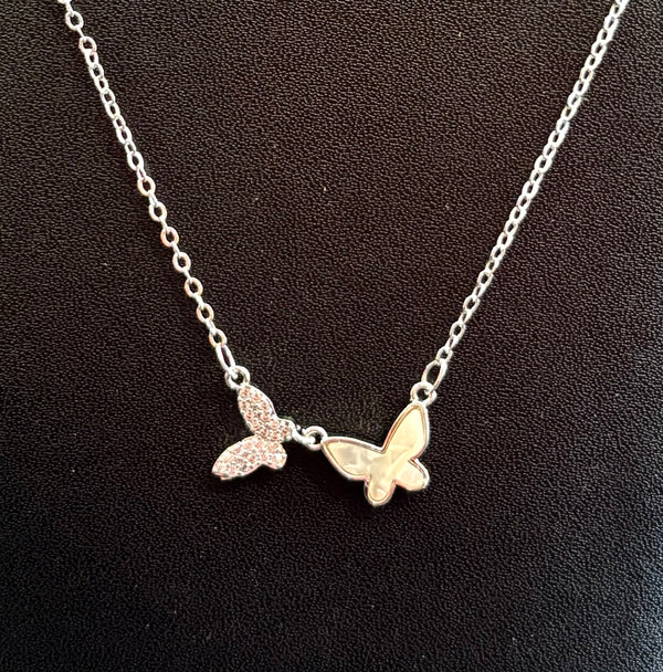 AC009 Silver finish Neck Chain