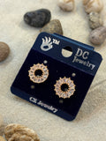 AE010 Rose Gold Earrings