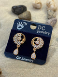 AE008 Rose Gold Earrings