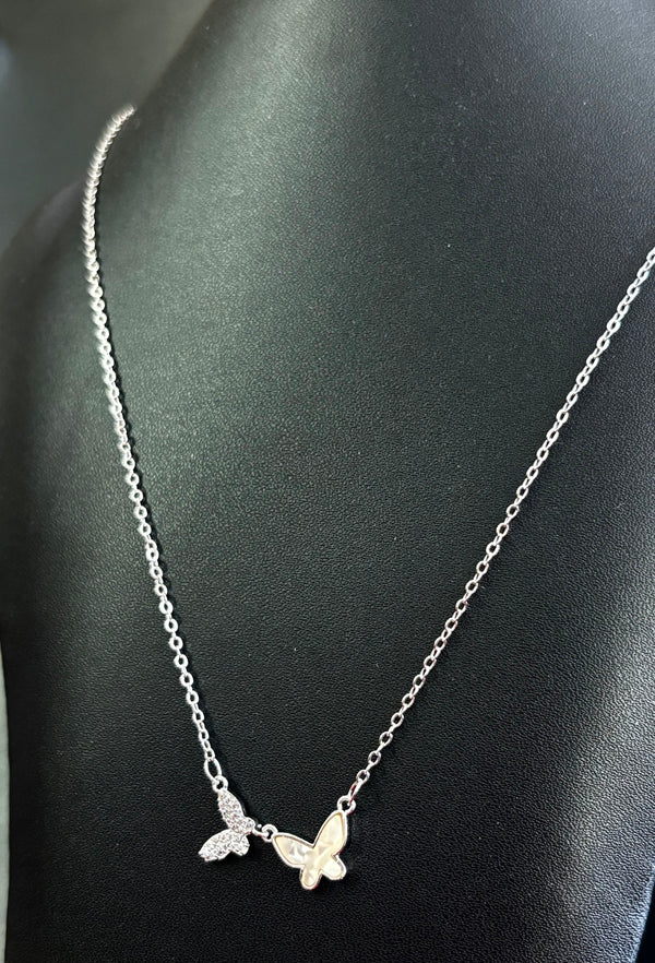 AC009 Silver finish Neck Chain