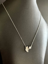 AC007 Silver finish Neck Chain