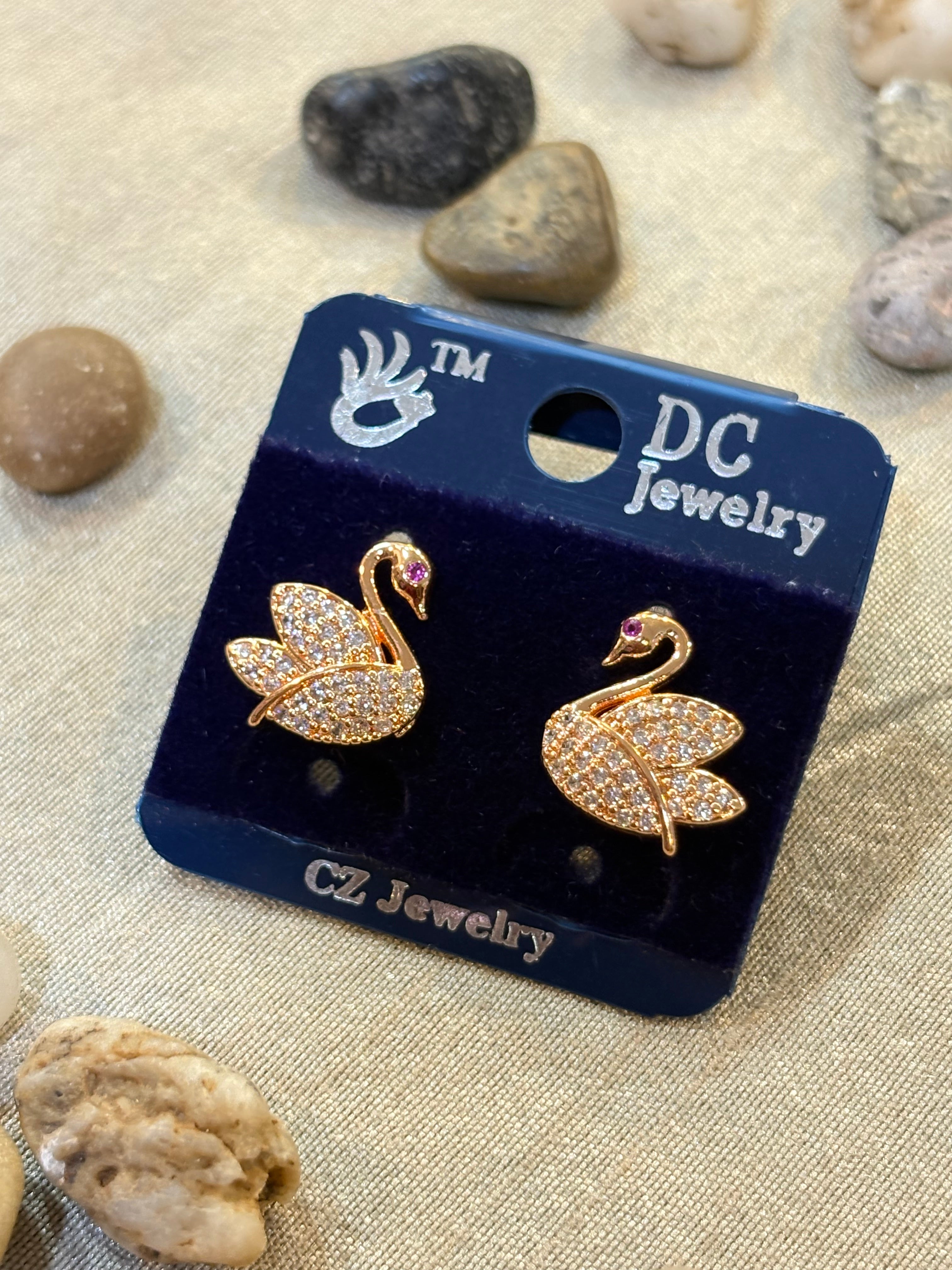 AE009 Rose Gold Earrings
