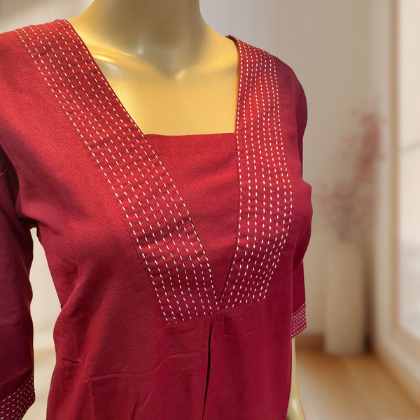 KC001 Pure Linen Cotton Kurti