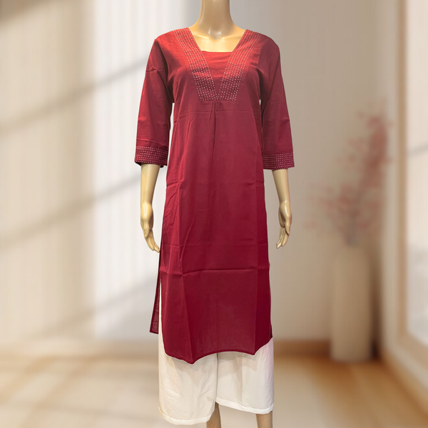 KC001 Pure Linen Cotton Kurti