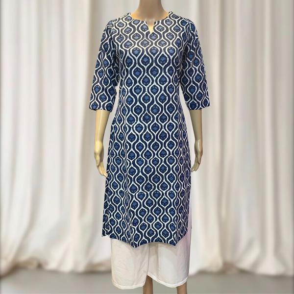 KC004 Pure Cotton Printed Kurti