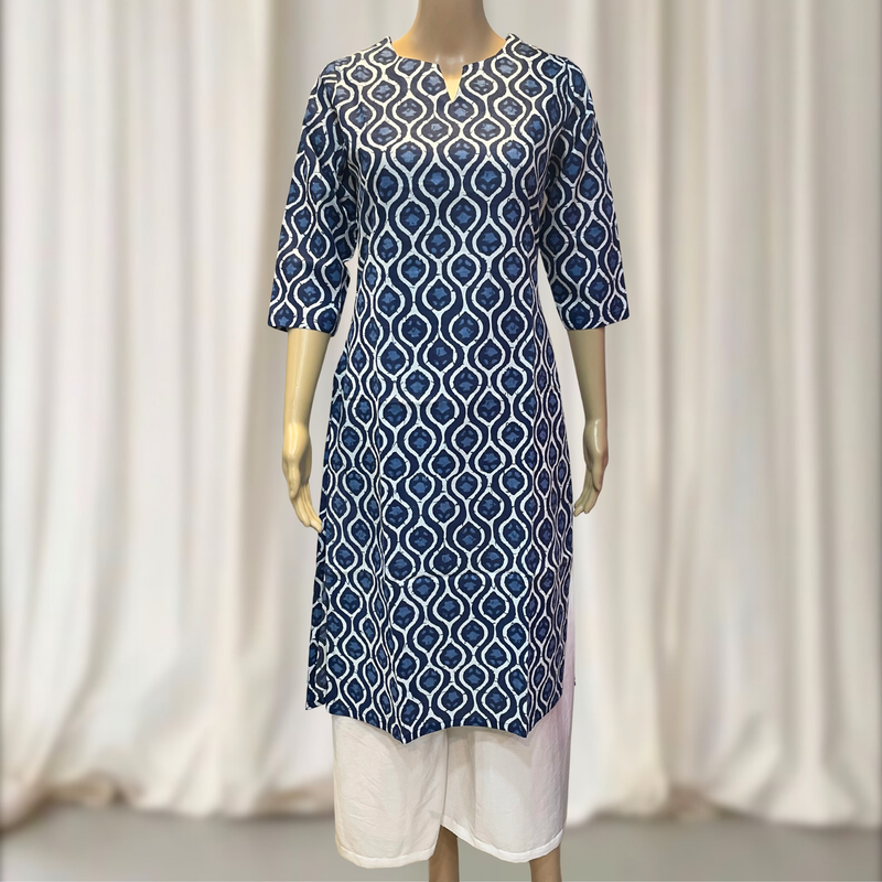 KC004 Pure Cotton Printed Kurti